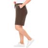 Woman Within Plus Size Sport Knit Short(Chocolate)