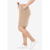 Woman Within Plus Size Sport Knit Short(New Khaki)