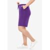 Woman Within Plus Size Sport Knit Short(Purple Orchid)