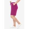 Woman Within Plus Size Sport Knit Short(Raspberry)