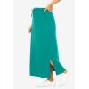 Woman Within Plus Size Sport Knit Side-Slit Skirt(Waterfall)