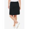 Woman Within Plus Size Sport Knit Skort(Black)