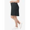 Woman Within Plus Size Sport Knit Skort(Heather Charcoal)