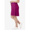 Woman Within Plus Size Sport Knit Skort(Heather Navy)