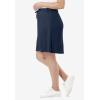 Woman Within Plus Size Sport Knit Skort(Navy)