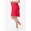 Woman Within Plus Size Sport Knit Skort(Vivid Red)