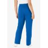 Woman Within Plus Size Sport Knit Straight-Leg Pull-On Pants(Bright Cobalt)