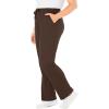 Woman Within Plus Size Sport Knit Straight-Leg Pull-On Pants(Chocolate)