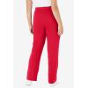 Woman Within Plus Size Sport Knit Straight-Leg Pull-On Pants(Vivid Red)