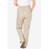 Woman Within Plus Size Straight Leg Linen Pant(Natural Khaki)