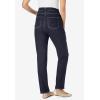 Woman Within Plus Size Straight-Leg Stretch Denim Five-Pocket Jeans(Indigo)
