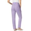 Woman Within Plus Size Straight-Leg Stretch Denim Five-Pocket Jeans(Pale Lilac)
