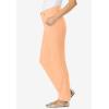 Woman Within Plus Size Straight-Leg Stretch Denim Five-Pocket Jeans(Peach Fuzz)