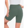 Woman Within Plus Size Stretch Cotton Bike Short(Pine)