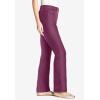 Woman Within Plus Size Stretch Denim Five-Pocket Bootcut Jeans(Deep Claret)