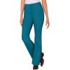 Woman Within Plus Size Stretch Denim Five-Pocket Bootcut Jeans(Deep Teal)