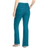 Woman Within Plus Size Stretch Denim Five-Pocket Bootcut Jeans(Deep Teal)