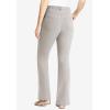 Woman Within Plus Size Stretch Denim Five-Pocket Bootcut Jeans(Grey Sanded Wash)