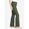 Woman Within Plus Size Stretch Denim Five-Pocket Bootcut Jeans(Olive Green)