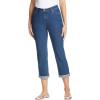 Woman Within Plus Size Stretch Denim Five-Pocket Girlfriend Jeans(Midnight Sanded)