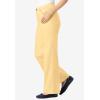 Woman Within Plus Size Stretch Denim Wide-Leg Five-Pocket Jeans(Banana)