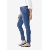 Woman Within Plus Size Stretch-Denim Slim-Leg Five-Pocket Jeans(Midnight Sanded)