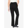 Woman Within Plus Size Tall Stretch Ponte Knit Pull-On Bootcut Pants(Pocket Black)