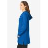 Woman Within Plus Size V-Neck Hoodie Sweatshirt(Bright Cobalt)