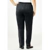 Woman Within Plus Size Velour Pant(Black)