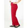 Woman Within Plus Size Velour Pant(Classic Red)