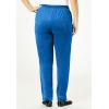 Woman Within Plus Size Velour Pant(Deep Cobalt)