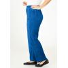 Woman Within Plus Size Velour Pant(Deep Cobalt)