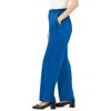 Woman Within Plus Size Wide-Leg Velour Pant(Deep Cobalt)