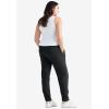ellos Plus Size French Terry Jogger(Black)