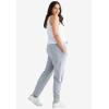 ellos Plus Size French Terry Jogger(Heather Grey)
