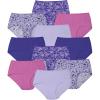 Comfort Choice Plus Size Full Coverage Cotton Brief 10-Pack(Paisley)