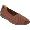 Comfortview Women’s The Bethany Slip On Flat (Wide Widths Available)(Brown)