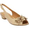 Comfortview Women’s Wide Width The Rider Slingback(Gold)