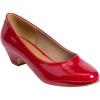 Comfortview Women’s Wide Width The Vida Pump(Red Patent)