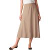 Woman Within Plus Size 7-Day Knit A-Line Skirt(New Khaki)