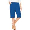 Woman Within Plus Size 7-Day Knit Bermuda Shorts(Deep Cobalt)