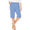 Woman Within Plus Size 7-Day Knit Bermuda Shorts(French Blue)