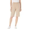 Woman Within Plus Size 7-Day Knit Bermuda Shorts(New Khaki)
