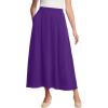 Woman Within Plus Size 7-Day Maxi Skirt(Radiant Purple)
