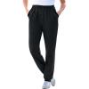 Woman Within Plus Size Better-Fleece Pull-On Jogger Sweatpants(Black)