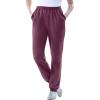 Woman Within Plus Size Better-Fleece Pull-On Jogger Sweatpants(Deep Claret)