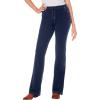 Woman Within Plus Size Bootcut Stretch-Knit Denim Five-Pocket Jeans(Midnight)