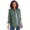 Woman Within Plus Size Corduroy Shirt(Pine)