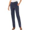 Woman Within Plus Size Corduroy Straight Leg Stretch Pant(Navy)
