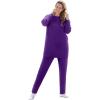 Woman Within Plus Size Fleece Sweatshirt Set(Radiant Purple)